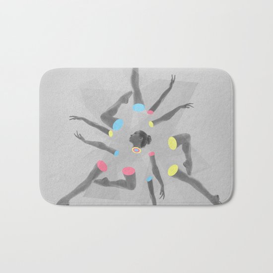 Break Dancer Bath Mat