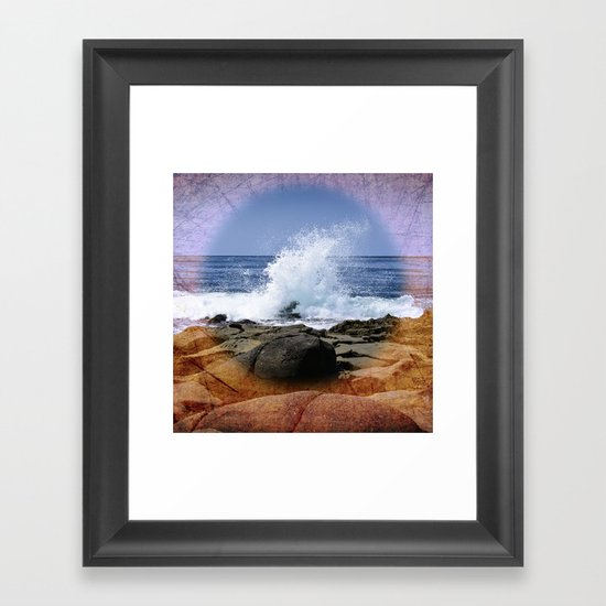 The Wave Framed Art Print