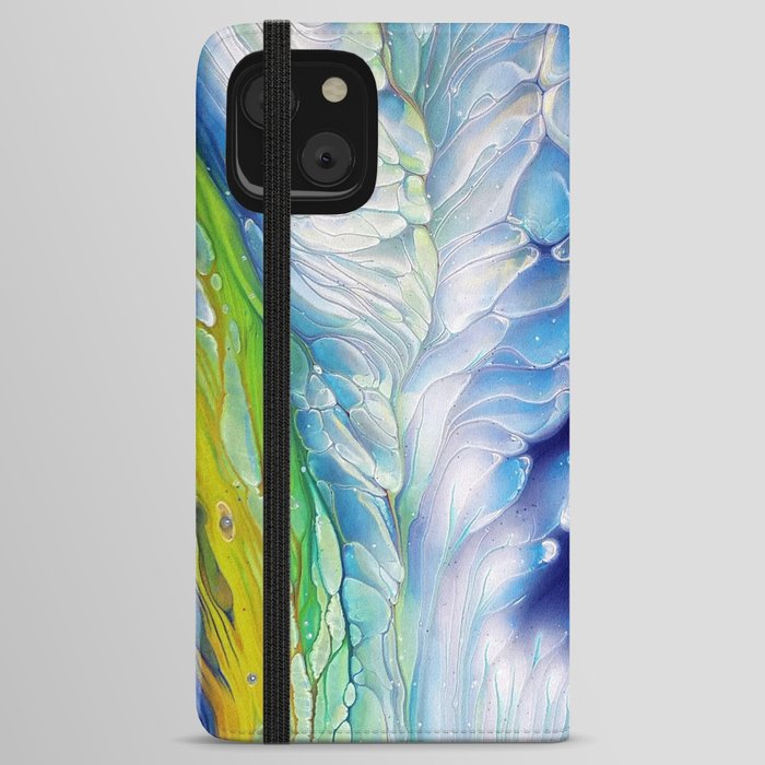 Fluid Abstract 1 iPhone Wallet Case