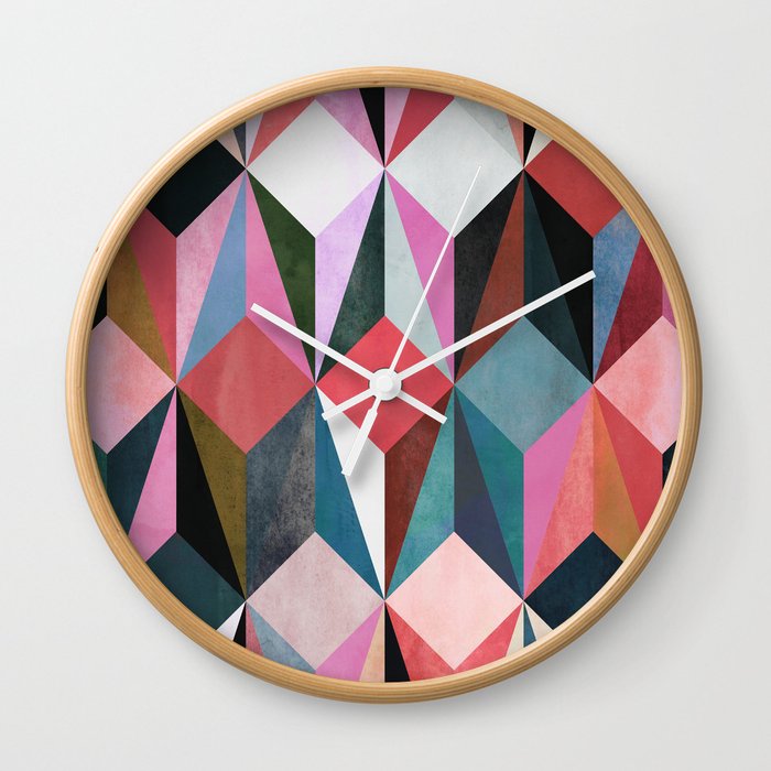 colour + pattern 21 Wall Clock