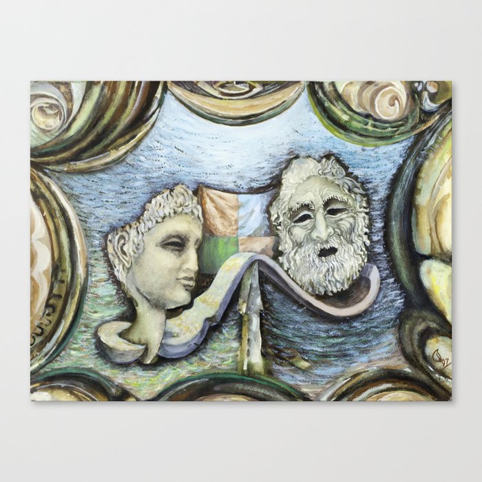 Youth and Old Age Canvas Print
