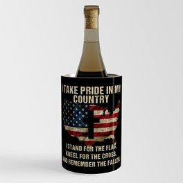 Patriotic American Flag Wine Chiller