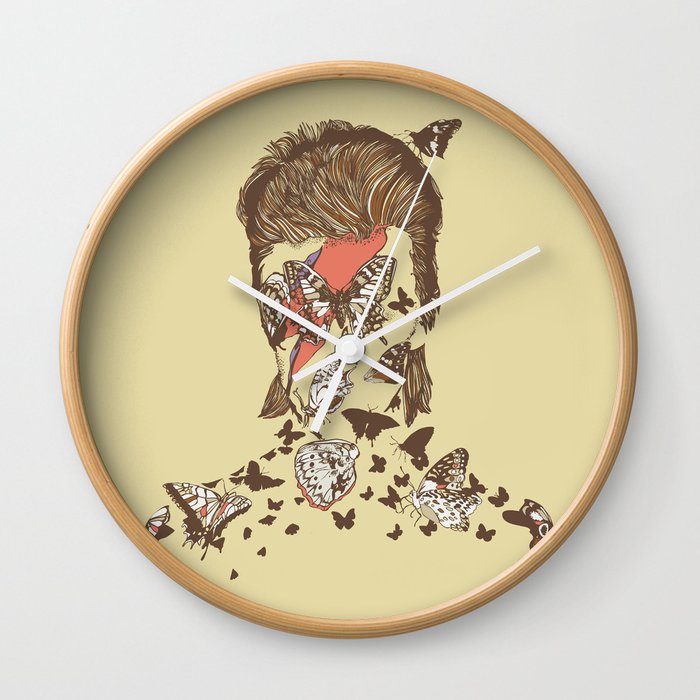 FACES OF GLAM ROCK Wall Clock