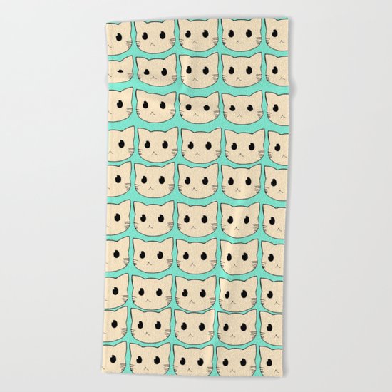 cats-423 Beach Towel