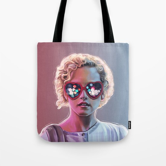 Electrick Girl Tote Bag