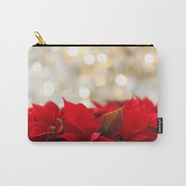 A Bouquet of Poinsettia Flowers Carry-All Pouch