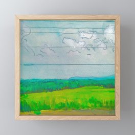 Meadow - Light Mode Framed Mini Art Print