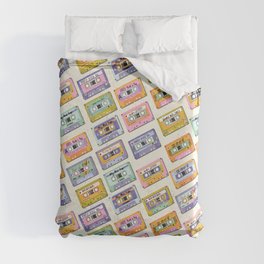 Y2K - the final end of music tapes  Duvet Cover