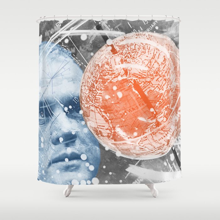 Celestial Training Device - HOME collection Shower Curtain