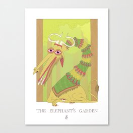 The Elephant's Garden - The Perpetual Glibb Canvas Print