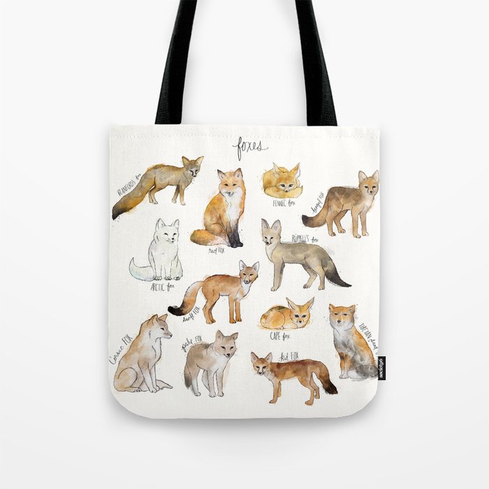 Foxes Tote Bag