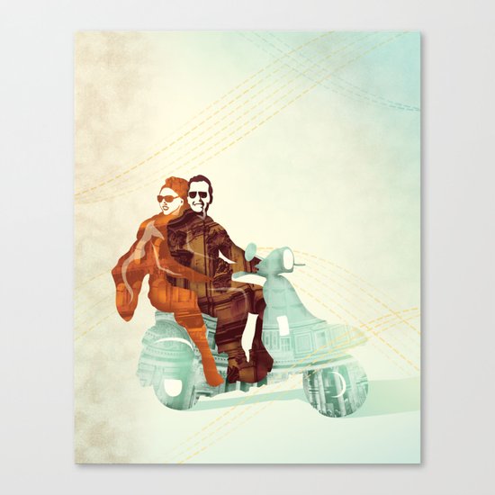 Vintage Italian Canvas Print