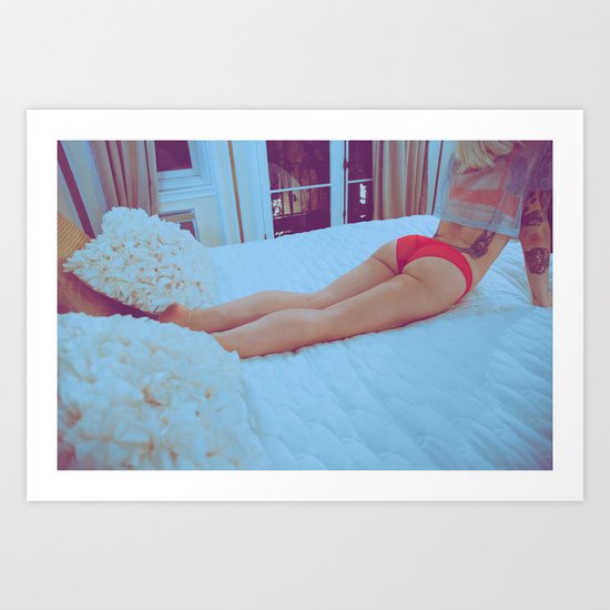 just breathe Art Print
