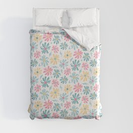 Sunny Day Daisies Duvet Cover