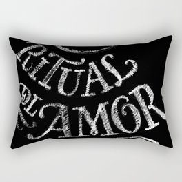 Lettering ritual del amor Rectangular Pillow