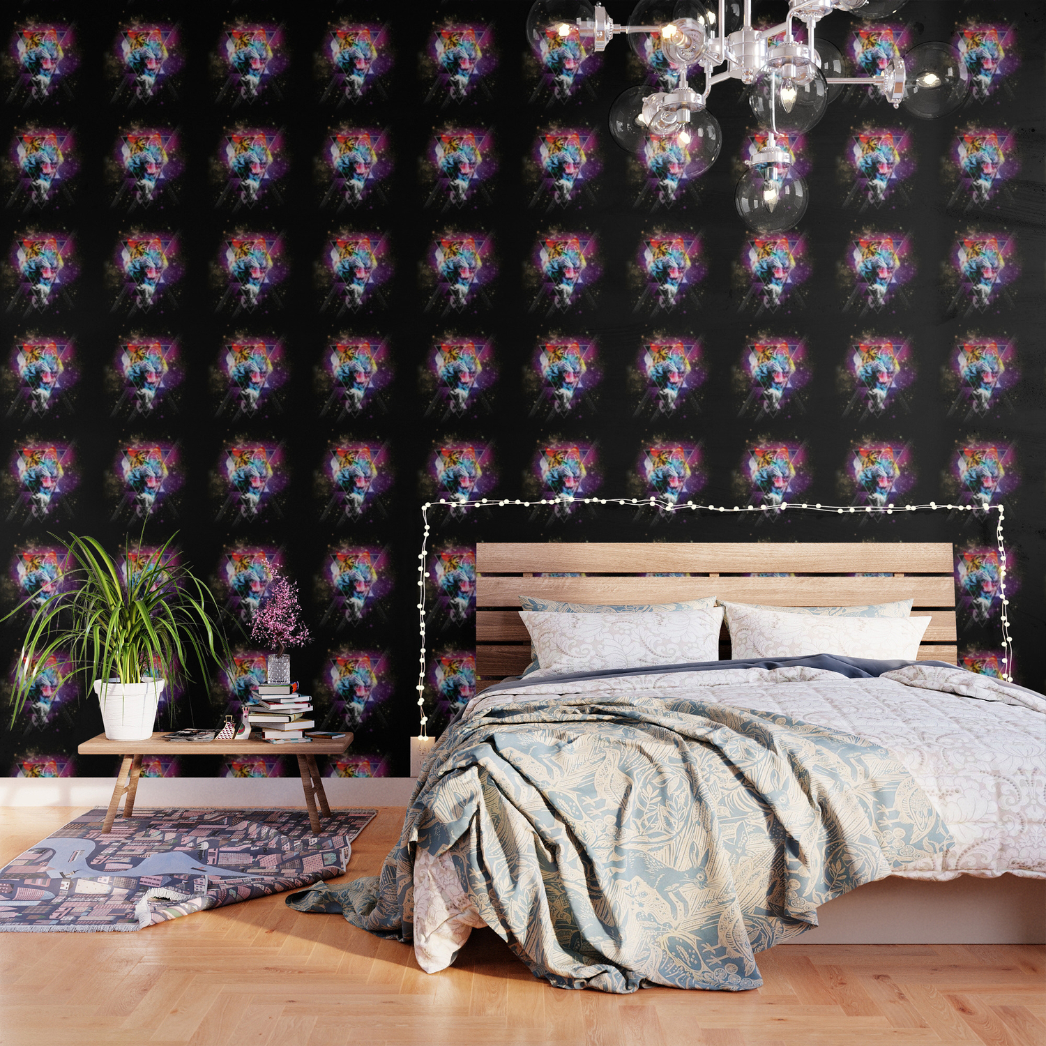 Cosmic Tiger 2 Wallpaper By Aligulec Society6