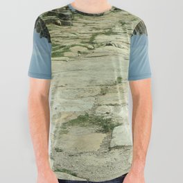 Colonnaded Street Hierapolis Pamukkale Photograph All Over Graphic Tee