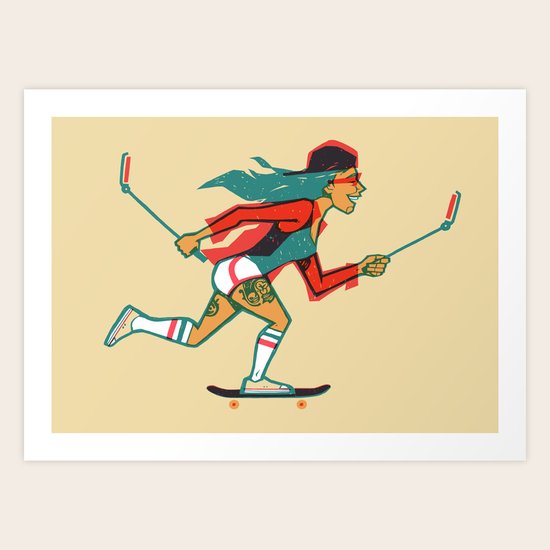 Selfie Esteem Art Print