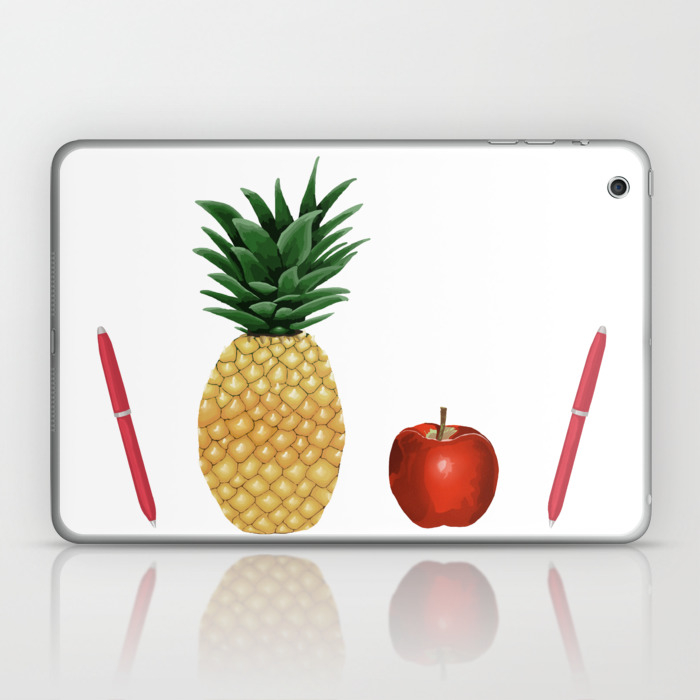 Pen Pineapple Apple Pen - PPAP - Homage - Funny - 57 Montgomery Ave Laptop  & iPad Skin by 57 Montgomery Ave | Society6