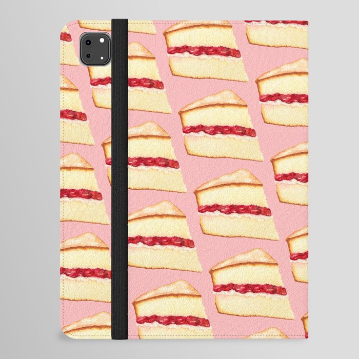 Victoria sponge Cake Pattern iPad Folio Case