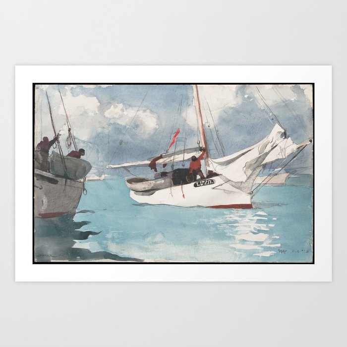 Fishing Boats, Key West Art Print