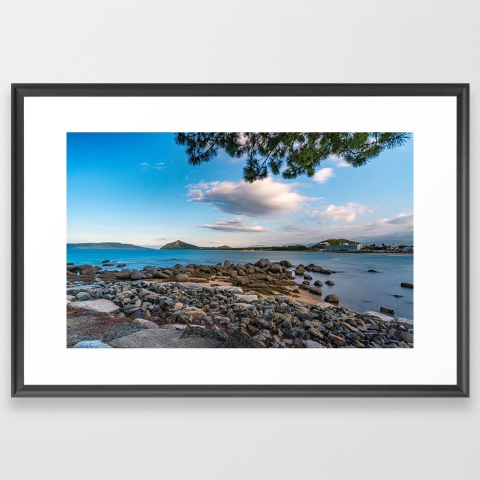 itoshima peninsula (fukuoka prefecture, japan) Framed Art Print