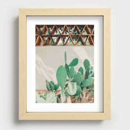 Breezy Prickly Pear  Recessed Framed Print