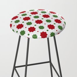 Christmas Pattern Bar Stool