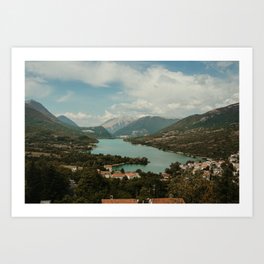 Italian lake - Travel photography Art Print