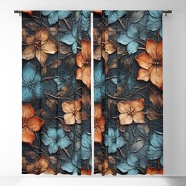 Carved Flowers look 13 Blackout Curtain