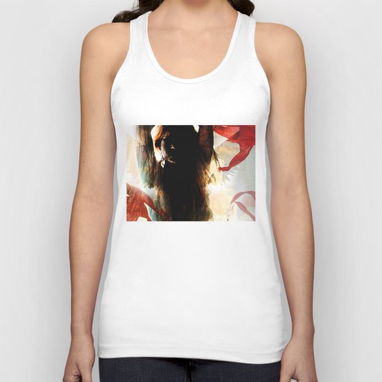white dove Unisex Tank Top