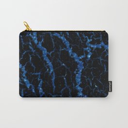 Cracked Space Lava - Glitter Blue Carry-All Pouch