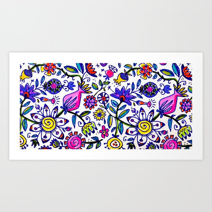 springtime flurry Art Print