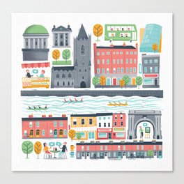 Dublin City Canvas Print