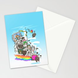 Release The Cats Stationery Cards