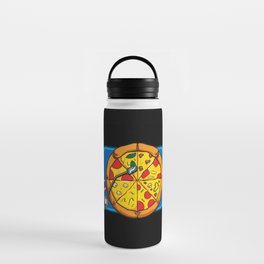 Vinyl Record Pizza Party Water Bottle