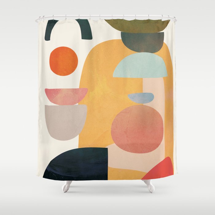 Modern Abstract Art 70 Shower Curtain By City Society6 Modern Abstract Art 70 Shower Curtain, Society 6 Shower Curtain