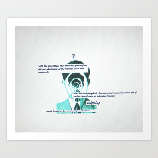 Ponder Art Print