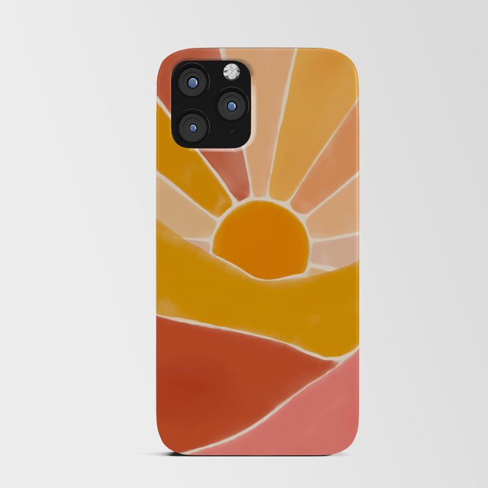 Wonderful Sunset Boho iPhone Card Case