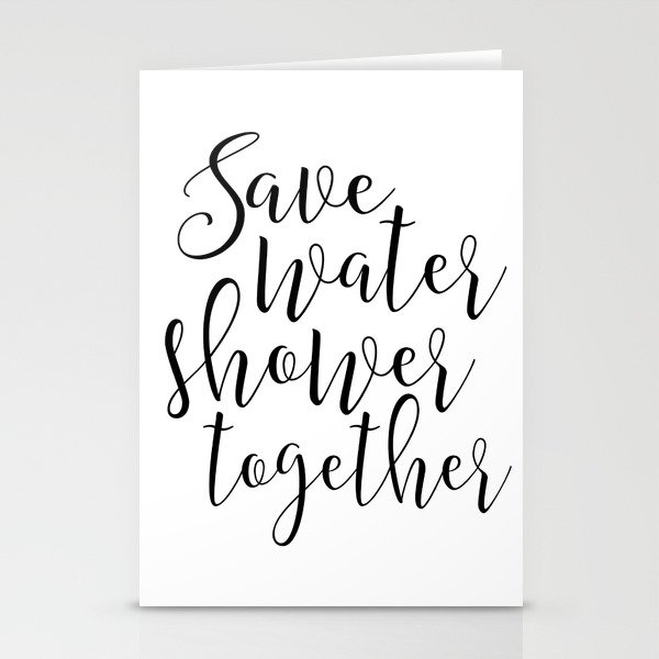 Bathroom Wall Art Save Water Shower Together Bathroom Sign Shower