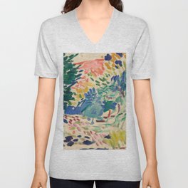 Henri Matisse Landscape at Collioure V Neck T Shirt