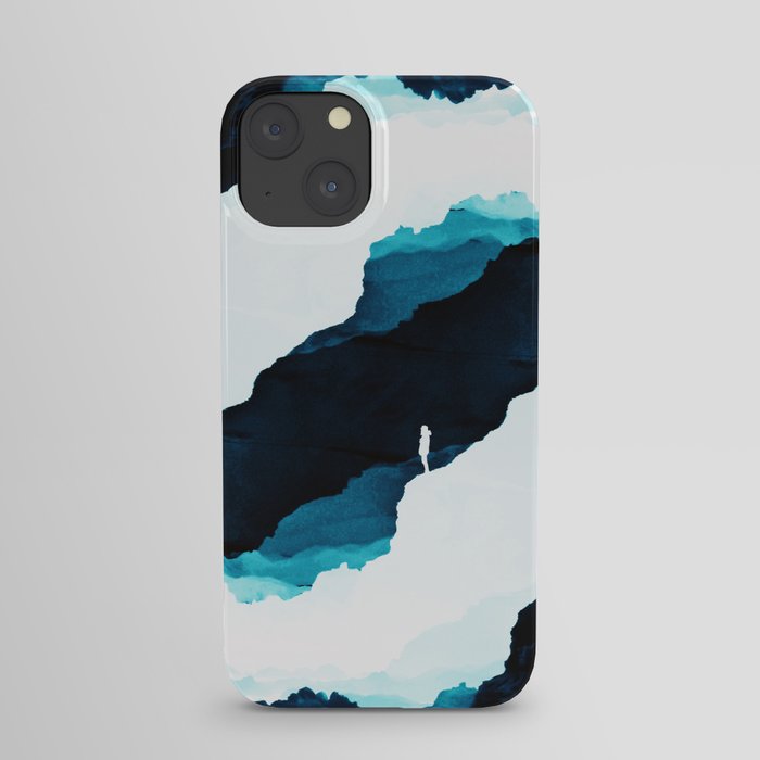 Teal Isolation iPhone Case