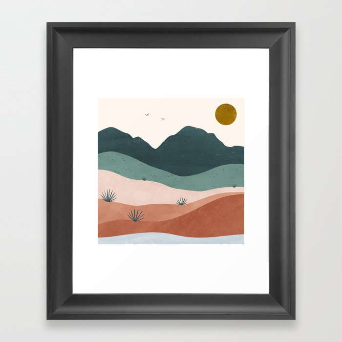 terra serena Framed Art Print