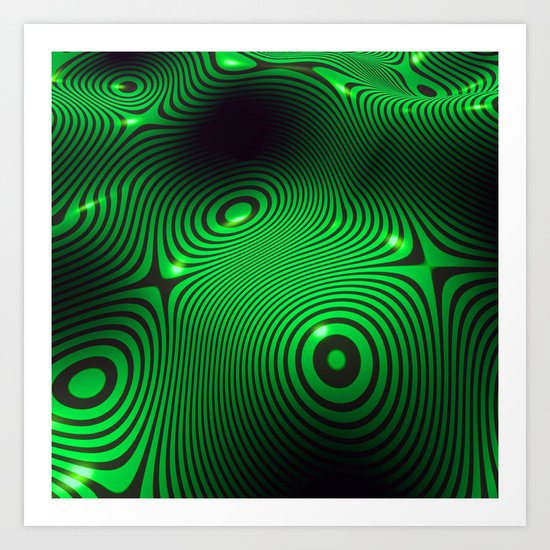 Lumpy Landscape Art Print