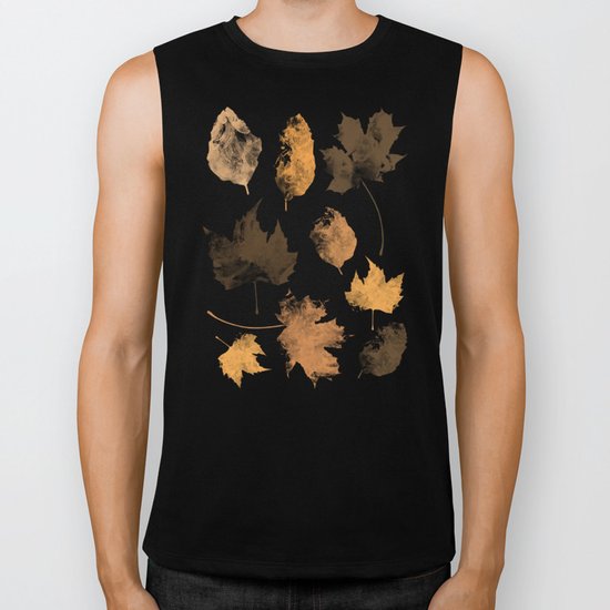 autumn, leaves, Biker Tank