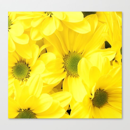 Happy Of A Flower Canvas Print