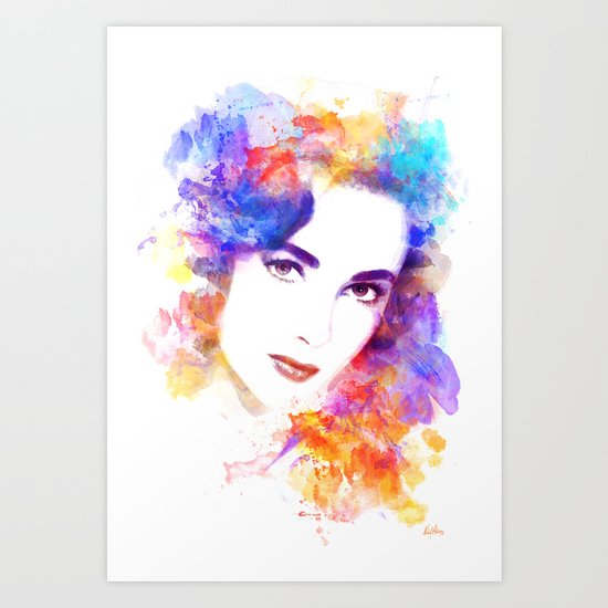 Elizabeth Taylor Art Print