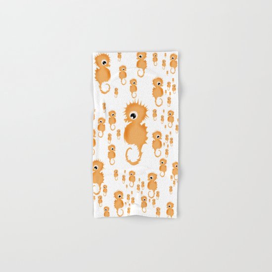 Sea horses Pattern Hand & Bath Towel