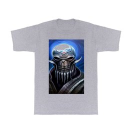Metal Robot Skull Art T Shirt