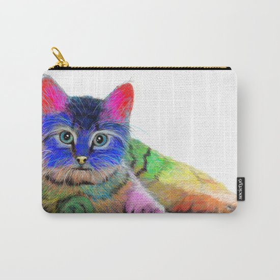 Colorful Cat Carry-All Pouch